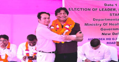 AICGHSEA's Vineet Kumar Chauhan appointed as Leader Staff Side of Departmental Council, Ministry of Health, Government of India