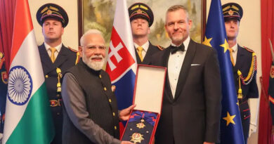 PM Modi Receives Slovakia's Highest National Award