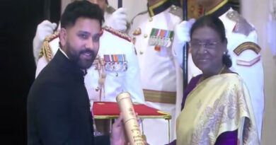 Vijay Amritraj, Savita Punia, and Rohit Sharma honoured with Padma Awards.