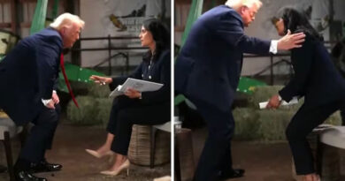 "That's enough. Thank you": Donald Trump walked out of a tense interview.