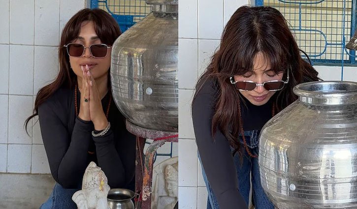 Bhumi Pednekar visited a temple during the month of Sawan; a debate erupted on social media over her offering prayers while wearing sunglasses.