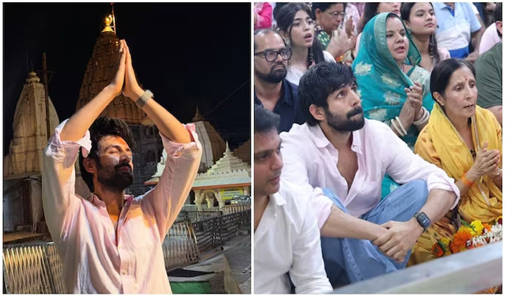 नेशनल फिल्म अवॉर्ड जीतने के बाद कार्तिक आर्यन ने की उज्जैन के महाकालेश्वर मंदिर में पूजा After winning the National Film Award, Kartik Aaryan offered prayers at Ujjain's Mahakaleshwar Temple.
