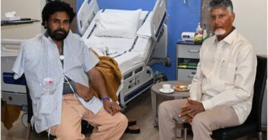 CM Chandrababu Naidu visited Pawan Kalyan in the hospital as he recovers from shoulder surgery.