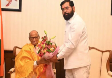 Sharad Pawar's meeting with Eknath Shinde sparks a stir; Team Uddhav objects to the meeting.