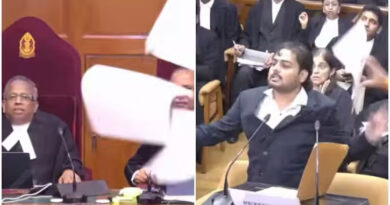 Dramatic outburst in Supreme Court: Complainant throws papers, abuses Chief Justice