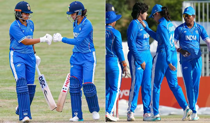 Asian Games 2026: India wins women's cricket gold by defeating Sri Lanka by 147 runs.