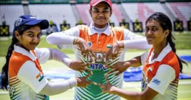 India shines at the Asian Games; compound archery team wins gold by defeating China.