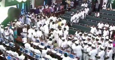 Uproar in Tamil Nadu Assembly; DMK MLAs evicted from the House.