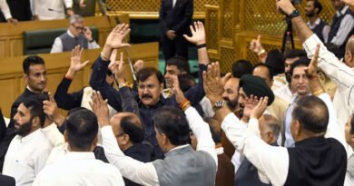 Uproar in Jammu & Kashmir Assembly; BJP and NC clash over resolution to restore statehood.