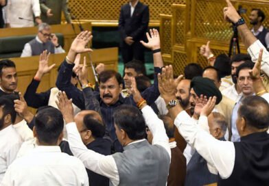 Uproar in Jammu & Kashmir Assembly; BJP and NC clash over resolution to restore statehood.