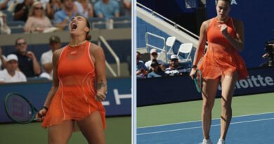 Aryna Sabalenka had a narrow escape, defeating Linda Noskova to reach the US Open semifinals