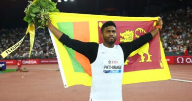 Sri Lanka's Rumesh won the Diamond League final with a javelin throw of 89.04 meters.