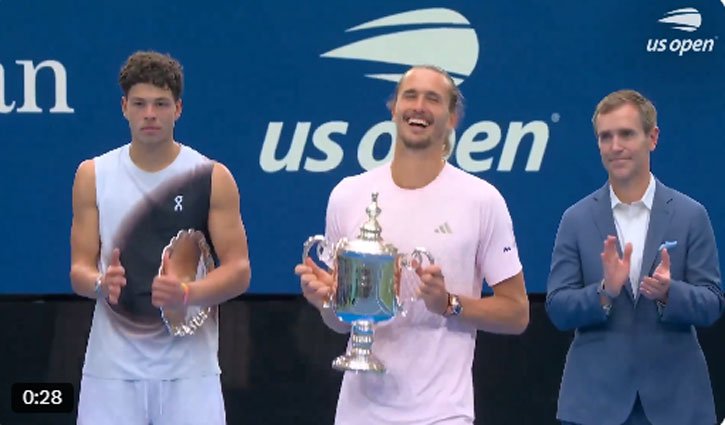 Alexander Zverev wins the 2026 US Open title; does not consider himself the world's number one player.