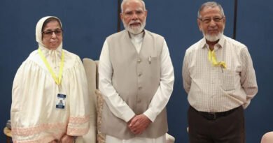 An 81-year-old former schoolmate met PM Modi and demanded a CBI probe into a land-grabbing case.