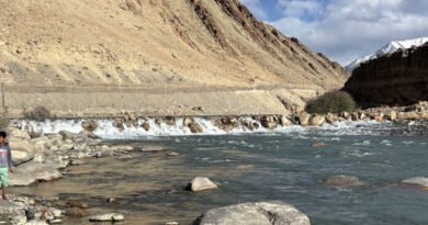India's first rock check dam on the Indus: Water security in Ladakh and a strategic message to Pakistan.