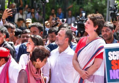 Opposition launches a massive protest against the ECI; Rahul and Priyanka Gandhi at the forefront.
