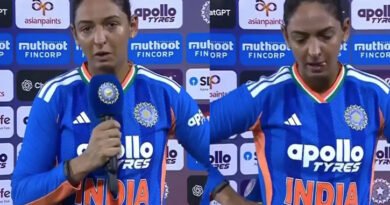 Harmanpreet Kaur became emotional after scoring 91 runs off 41 balls against Zimbabwe; she broke down in tears while speaking.