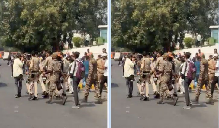 Delhi Police detained hundreds of people, including four former Chief Ministers; a heavy security cordon was deployed at Jantar Mantar.